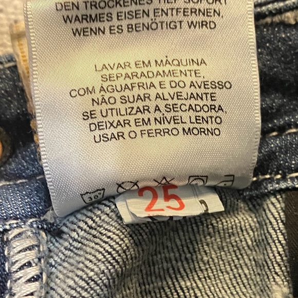 Miss Me Blue Skinny Jeans 25 - Picture 10 of 14